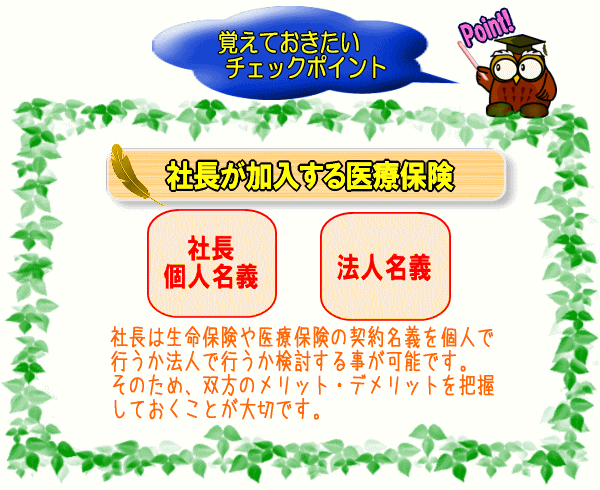 社長が加入する医療保険【図】