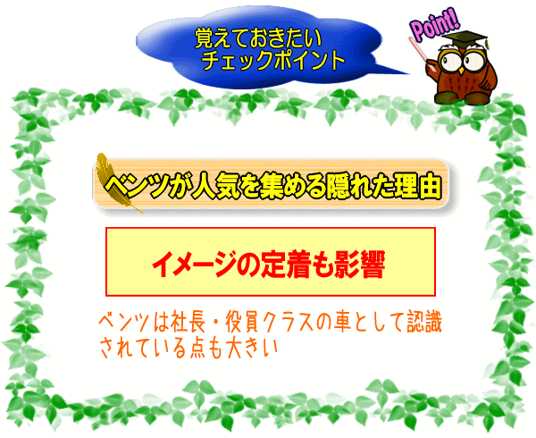 ベンツが人気を集める隠れた理由【図】